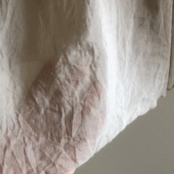 Metallic threaded babydoll top with silk overlay by Velvet - Picture 5 of 12